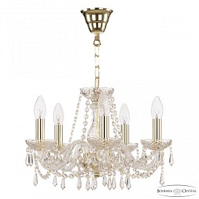 Подвесная люстра Bohemia Ivele Crystal 104 золото арт. 104/5/141 G