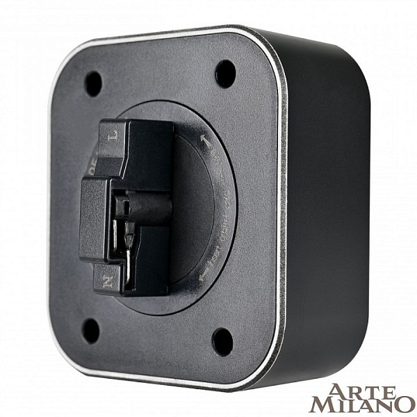 Накладной светильник Arte Milano Am-track-sockets черный арт. 380022TLS/LWS Black