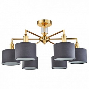 Люстра на штанге Favourite Laciness золото арт. 2612-6P