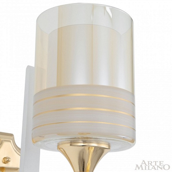 Бра Arte Milano Florentia-6087 белый арт. 306087/1W Wh/Gd