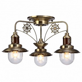 Потолочная люстра Arte Lamp Sailor бронза арт. A4524PL-3AB