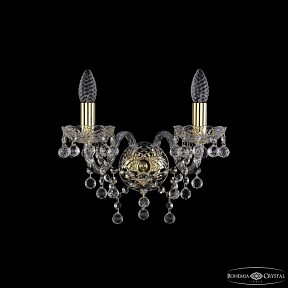 Бра Bohemia Ivele Crystal 1409 золото арт. 1409B/2/141 G