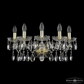Бра Bohemia Ivele Crystal 1413 золото арт. 1413B/5/200/XL G
