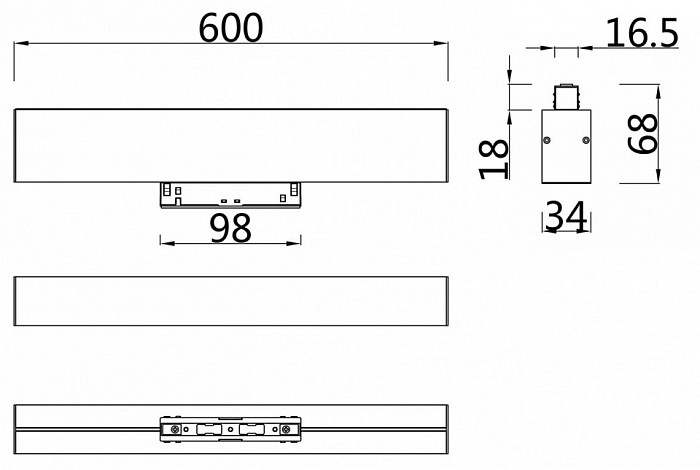 Накладной светильник Maytoni Basis белый арт. TR012-2-20W3K-W