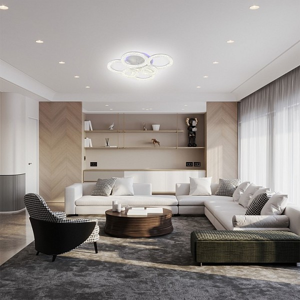 Потолочная люстра Escada Alunit белый арт. 10296/6LED BL