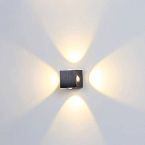 Накладной светильник DesignLed Kvad 92 черный арт. GW-9092-4-BL-WW