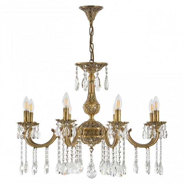Подвесная люстра Bohemia Ivele Crystal AL7801 золото арт. AL78101/8/250 A FP