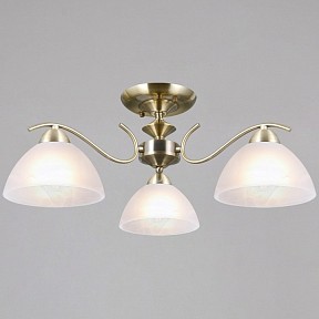 Люстра на штанге ILLUMICO  бронза арт. IL0905-3CSQ-26 AB ELITE