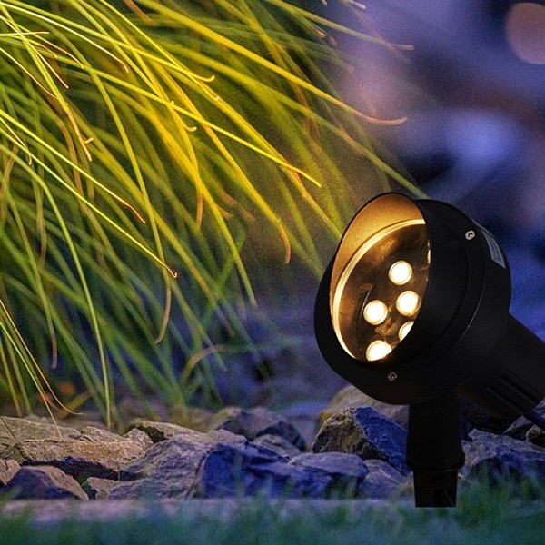 Наземный светильник Reluce  черный арт. 09401-0.7-001U LED9W BK+WW