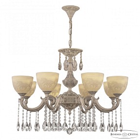 Подвесная люстра Bohemia Ivele Crystal AL7801 белый арт. AL78101/8/250 A WMN P1 U Horse