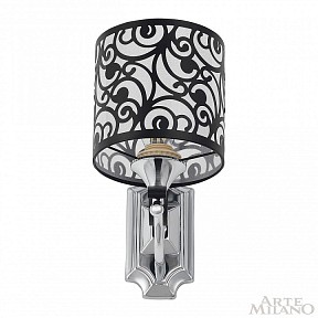 Бра Arte Milano Florentia-4957 коричневый арт. 304957/1W Bk/Ni