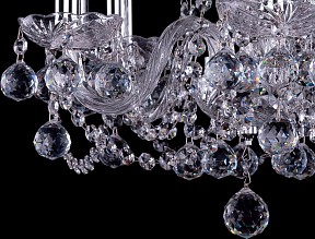 Подвесная люстра Bohemia Ivele Crystal 1402 металл арт. 1402/5/141/Ni/Balls