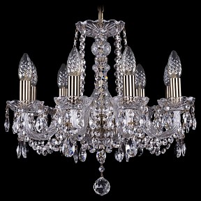 Подвесная люстра Bohemia Ivele Crystal 1402 яркие арт. 1402/8/160/Pa