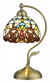 Настольная лампа декоративная Velante Tiffany бронза арт. 830-804-01