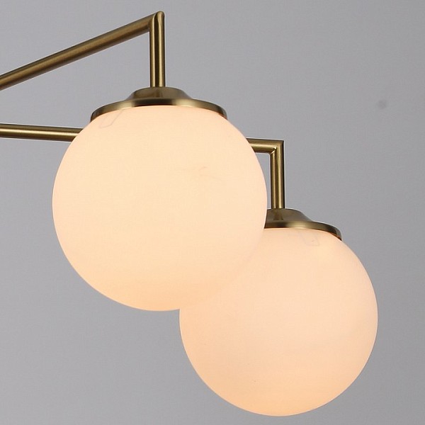 Люстра на штанге ILLUMICO IL0064 золото арт. IL0064-5C-79 COP