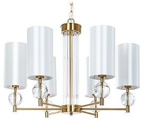 Подвесная люстра Arte Lamp Matar коричневый арт. A4027LM-6PB