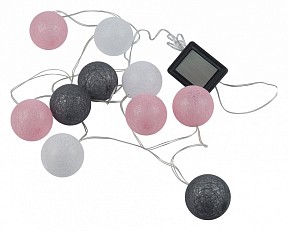 Гирлянда Uniel COTTON BALLS-1 черный арт. UL-00011593