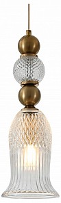 Подвесной светильник Moderli Glassy коричневый арт. V10908-P