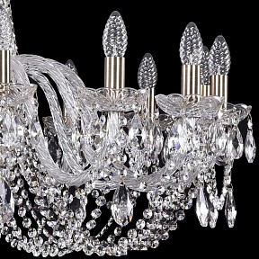 Подвесная люстра Bohemia Ivele Crystal 1402 золото арт. 1402/16/360/Pa