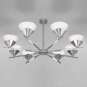 Люстра на штанге Eurosvet Rylee серый арт. a057600