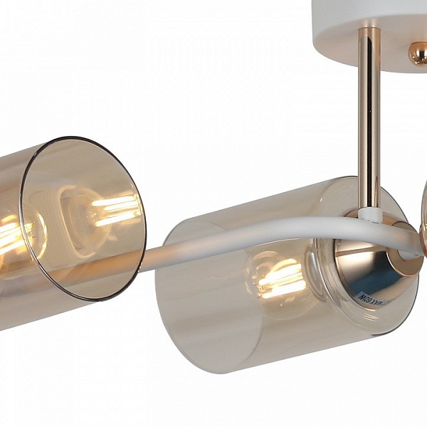 Светильник на штанге ILLUMICO Bice белый арт. IL8148-6COU-79 WH GD Bice