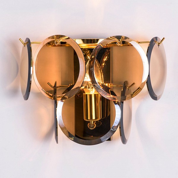 Накладной светильник Divinare Chloe золото арт. 7566/01 AP-1