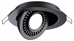 Встраиваемый светильник Novotech Gesso черный арт. 358816