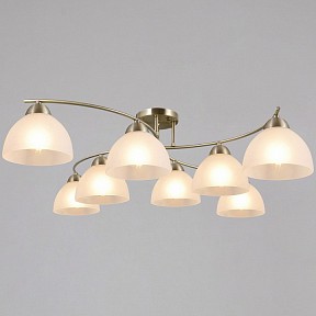 Люстра на штанге ILLUMICO  бронза арт. IL0909-8CSQ-26 AB ELITE