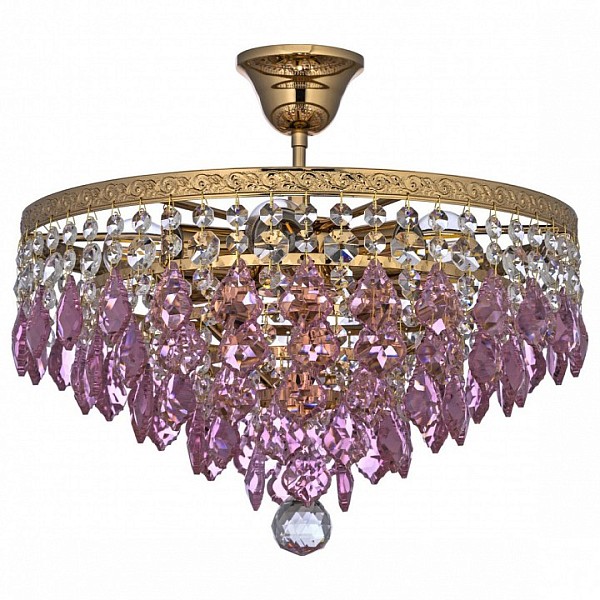 Люстра на штанге Arti Lampadari Castellana Gold золото арт. Castellana E 1.3.38.603 G