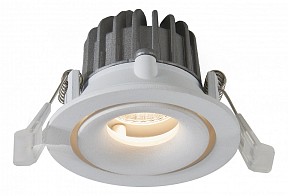 Встраиваемый светильник Arte Lamp Apertura белый арт. A3307PL-1WH