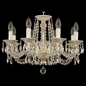 Подвесная люстра Bohemia Ivele Crystal AL1602 золото арт. AL16302/8/195 WMG