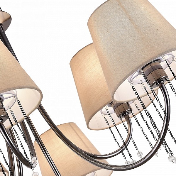 Потолочная люстра EVOLUCE Alluria черный арт. SLE1118-802-06