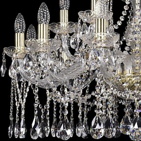 Подвесная люстра Bohemia Ivele Crystal 1413 золото арт. 1413/12+6/300/G