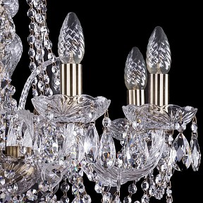 Подвесная люстра Bohemia Ivele Crystal 1411 золото арт. 1411/8/195/Pa
