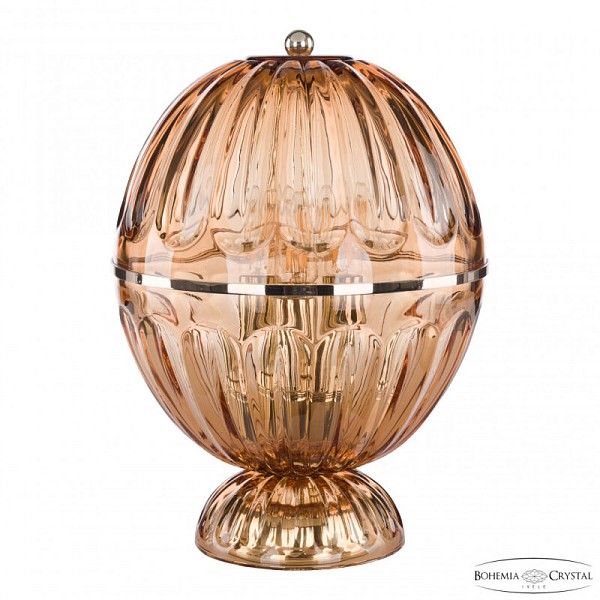 Подвесная люстра Bohemia Ivele Crystal 5480 золото арт. 5480L/22 G Amber/M-1H