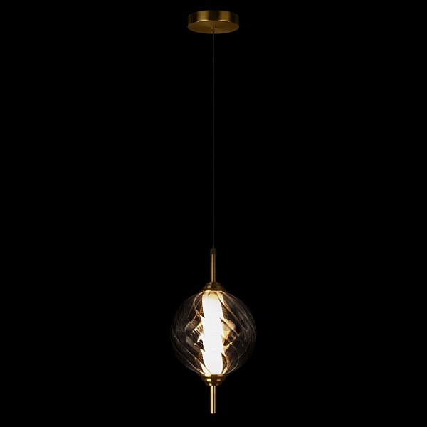 Подвесной светильник Loft it Helix бронза арт. 10421/B Smoke
