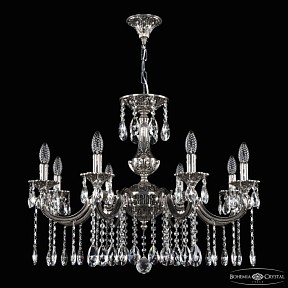 Подвесная люстра Bohemia Ivele Crystal AL7801 никель арт. AL78101/8/250 A NB