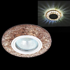 Встраиваемый светильник Reluce  коричневый арт. 51607-9.0-001MN MR16+LED3W TEA