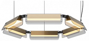 Подвесная люстра Maytoni Flat латунь арт. MOD296PL-L40BS3K