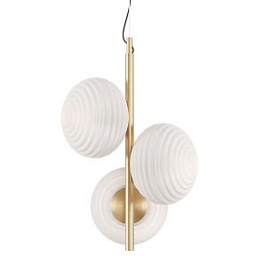 Подвесная люстра Maytoni Reels желтый арт. MOD268PL-03G
