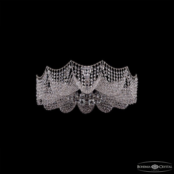 Подвесная люстра Bohemia Ivele Crystal 7708 никель арт. 77081/67 Ni