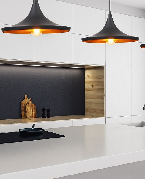 Подвесной светильник LUMINA DECO Foggi черный арт. LDP 7712-C BK