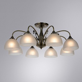 Люстра на штанге Arte Lamp Spica бронза арт. A3037PL-8AB