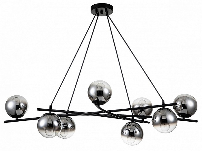 Подвесная люстра Escada Balance черный арт. 1119/8S Black