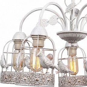 Подвесная люстра Arte Lamp Cincia белый арт. A5090LM-5WG