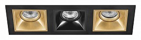 Встраиваемый светильник Lightstar Domino черный арт. D537030703