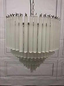 Подвесная люстра Imperiumloft Eich Chandelier Nova никель арт. 40.1594