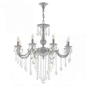 Подвесная люстра Bohemia Ivele Crystal AL7801 никель арт. AL78101/8/250 B Ni
