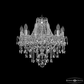 Подвесная люстра Bohemia Ivele Crystal 1415 никель арт. 1415/12/165 Ni