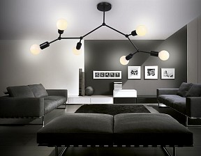 Люстра на штанге Ambrella Light TR черный арт. TR8036